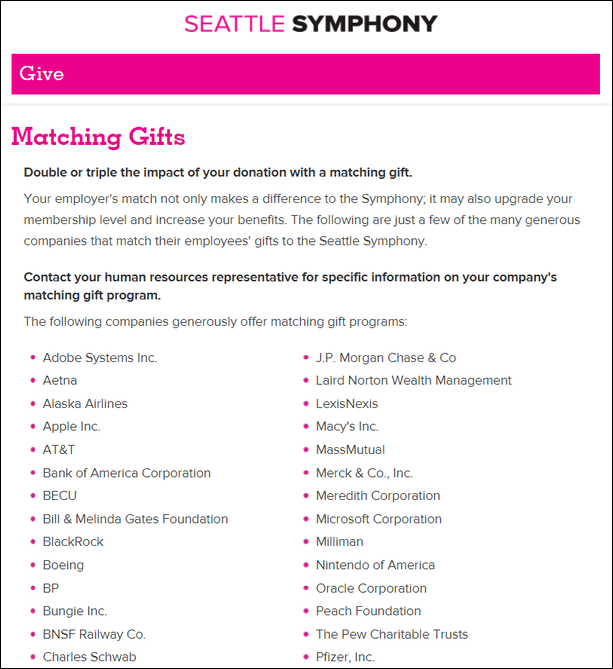 In Addition To Providing Information On Matching Gifts Consider Including A Gift Search Tool Right Your Page As Well