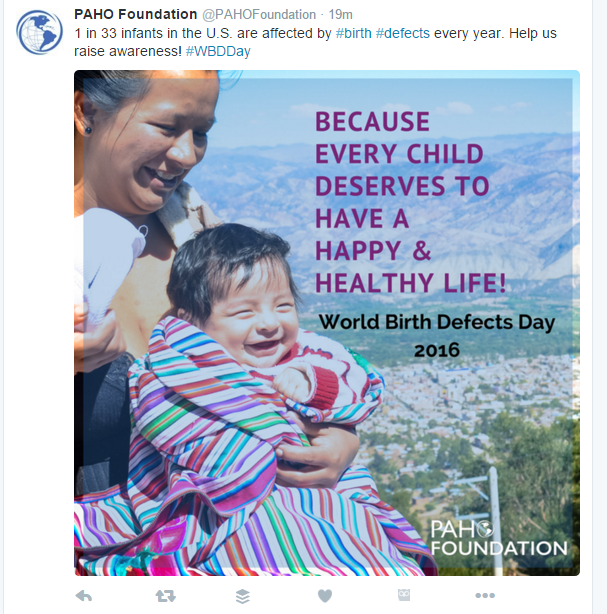 PAHO Foundation Twitter