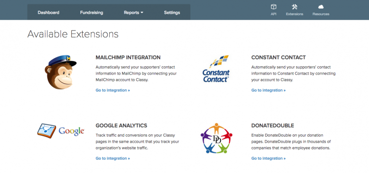 fundraising campaign extensions