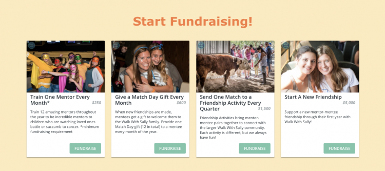 Fundraising levels bowling event