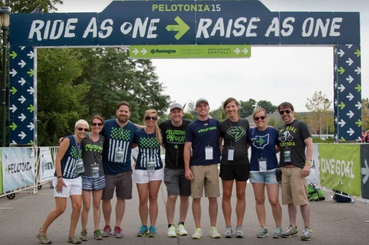 pelotonia cycling event team