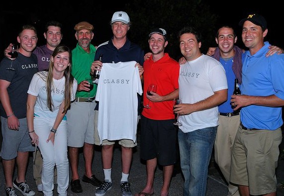 Will Ferrel with the early Classy team in 2009.