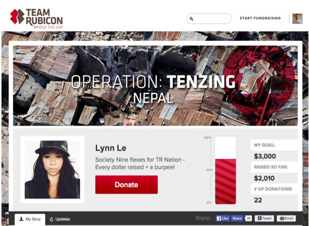Lynn Le Personal Fundraising Page
